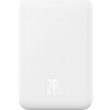 Magnetická Powerbanka MagSafe Mini Baseus 5000mAh, USB-C 20W (bílá)