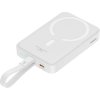 Power banka Baseus Magnetic Mini 10000mAh, USB-C 20W MagSafe pro iPhone (bílá)