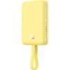 Power Bank Baseus Magnetic Mini 10000mAh, USB-C 20W MagSafe (yellow)