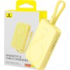 Power Bank Baseus Magnetic Mini 10000mAh, USB-C 20W MagSafe (yellow)