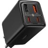 Baseus GAN6 Pro Fast Charger, 2xUSB-C + 2xUSB, 65W (čierna)