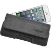Horizontálne kožené puzdro FIXED Posh so zatváraním pre Apple iPhone 5/5S/SE, čierne
