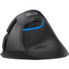 Bezdrátová vertikální myš Delux M618Mini DB BT+2,4G 2400DPI (černá)