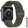 SWISSTEN ŘEMÍNEK PRO APPLE WATCH NYLONOVÝ 42 / 44 / 45 / 49 mm KHAKI (se sponou)