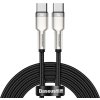 Kábel USB-C na USB-C Baseus Cafule, 100W, 2m (čierny)