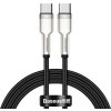 Baseus Cafule Metal Series Datový Kabel USB-C - USB-C 100W 1m Black