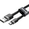 Kábel Baseus Cafule Micro USB 2,4 A 0,5 m (šedo-čierny)