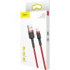 Baseus Cafule USB Lightning kabel 2,4A 0,5m - červený