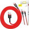 Baseus Cafule USB Lightning kabel 2,4A 0,5m - červený