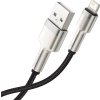 BASEUS CAFULE METAL LIGHTNING CABLE 2.4A 100CM BLACK