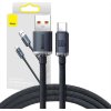 Baseus CAJY000401 Crystal Shine Series Datový Kabel USB - USB-C 100W 1,2m Black