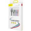 Baseus Fast USB kábel 4v1 USB-C / 2x Lightning / Micro 3,5 A 1,2 m - čierny