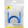 Okrúhly kábel Baseus Ethernet RJ45, Cat.6, 3 m (modrý)
