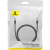 Opletený síťový kabel cat.7 Baseus Ethernet RJ45, 10Gbps, 1m (černý)
