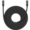 Opletený síťový kabel cat.7 Baseus Ethernet RJ45, 10Gbps, 10m (černý)
