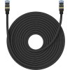 Opletený sieťový kábel cat.7 Baseus Ethernet RJ45, 10Gbps, 20m (čierny)