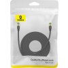 Opletený síťový kabel cat.8 Baseus Ethernet RJ45, 40 Gb/s, 8 m (černý)