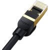 Sieťový kábel cat.8 Baseus Ethernet RJ45, 40Gb/s, 8 m (čierny)