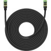 Opletený síťový kabel cat.8 Baseus Ethernet RJ45, 40 Gb/s, 15 m (černý)