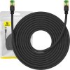 Opletený sieťový kábel cat.8 Baseus Ethernet RJ45, 40 Gb/s, 15 m (čierny)