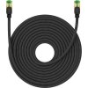 Opletený sieťový kábel cat.8 Baseus Ethernet RJ45, 40 Gb/s, 20 m (čierny)