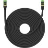 Opletený síťový kabel cat.8 Baseus Ethernet RJ45, 40 Gb/s, 20 m (černý)