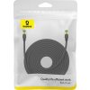 Opletený síťový kabel cat.8 Baseus Ethernet RJ45, 40 Gb/s, 20 m (černý)