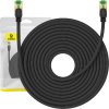 Opletený síťový kabel cat.8 Baseus Ethernet RJ45, 40 Gb/s, 20 m (černý)