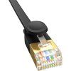 Baseus Cat 7 Gigabit Ethernet RJ45 kábel 1m čierny