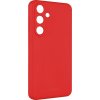 Zadný pogumovaný kryt FIXED Story pre Samsung Galaxy S24, červený