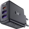 Síťová nabíječka Acefast A57 GaN 2xUSB-A+USB-C PD35W EU (černá)