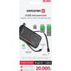 SWISSTEN POWER BANK 20000 mAh PD 20W S INTEGROVANÝMI KABELY  USB-C A LIGHTNING (kompatibilní s MagSafe)