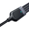 Dátový kábel USB Joyroom S-1T4018A18 4v1 USB-C / 2x Lightning / Micro USB / 3,5 A / 1,2 m (čierny)