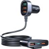 Nabíjačka do auta Joyroom JR-CL03 Pro 45W 5-Port USB (čierna)