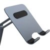 Stolný dvojosý skladací kovový stojan Baseus (pre tablety) vesmírne šedý