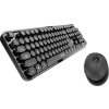 Súprava bezdrôtovej klávesnice a myši MOFII Sweet 2.4G (čierna)