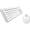 Sada bezdrátové klávesnice a myši MOFII Sweet 2.4G (bílá)