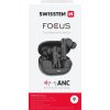 Bluetooth ANC sluchátka SWISSTEN Focus, černá