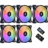 Set počítačových ventilátorov Darkflash AR12 5 v 1