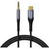 Port adaptér Audio kábel 3,5 mm mini jack / USB Type-C / 2 m Joyroom SY-A03 (čierny)