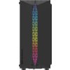 Počítačová skriňa Darkflash DK151 LED s 3 ventilátormi (čierna)