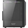 Počítačová skriňa Darkflash DK151 LED s 3 ventilátormi (čierna)