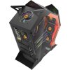 Počítačová skriňa Darkflash K1 (čierno-oranžová)