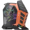 Počítačová skriňa Darkflash K1 (čierno-oranžová)