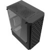 Počítačová skriňa Darkflash DK300M Micro-ATX s 3 ventilátormi (čierna)
