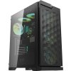 Počítačová skriňa Darkflash DK361 + 4 ventilátory (čierna)