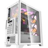 Počítačová skriňa Darkflash DRX70 GLASS + 4 ventilátory RGB (biela)