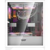 Počítačová skriňa Darkflash DRX70 GLASS + 4 ventilátory RGB (biela)