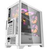 Počítačová skriňa Darkflash DRX70 MESH + 4 ventilátory RGB (biela)