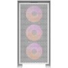 Počítačová skriňa Darkflash DRX70 MESH + 4 ventilátory RGB (biela)